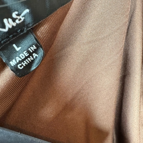 Lulus Strapless Ruched Mini Dress Taupe L - Picture 5 of 8